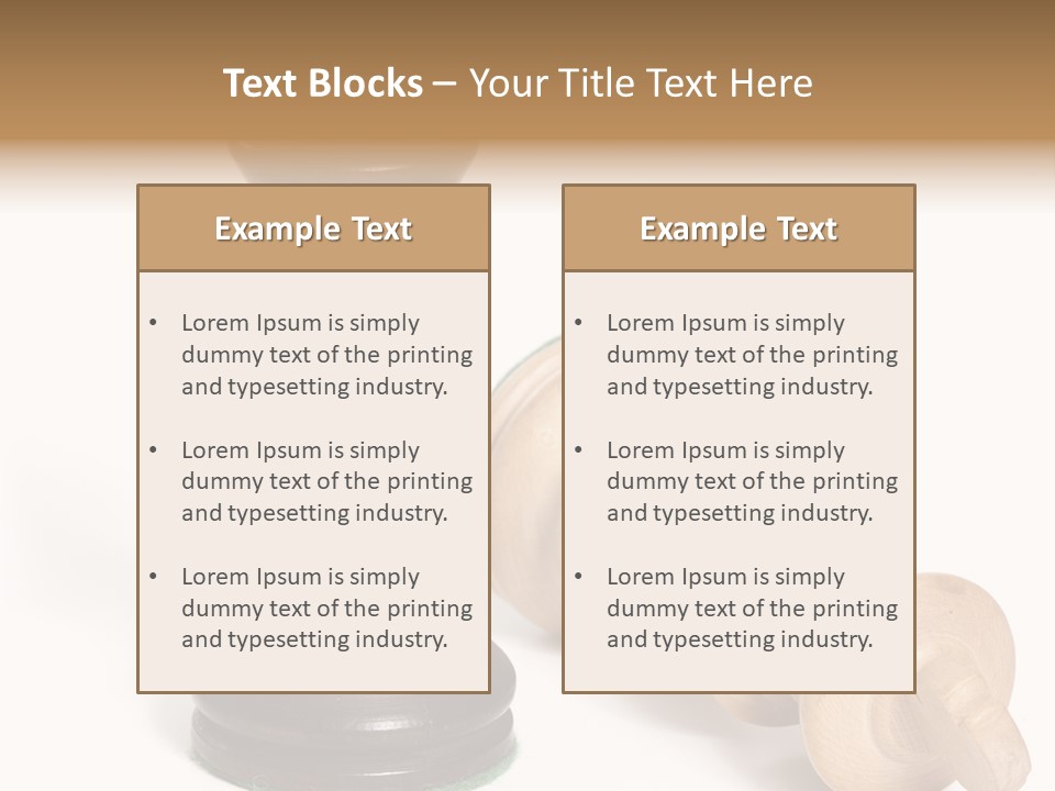 Standing White Concept PowerPoint Template