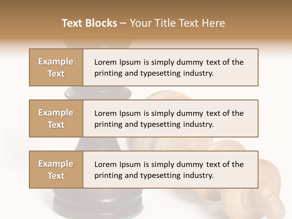 Standing White Concept PowerPoint Template