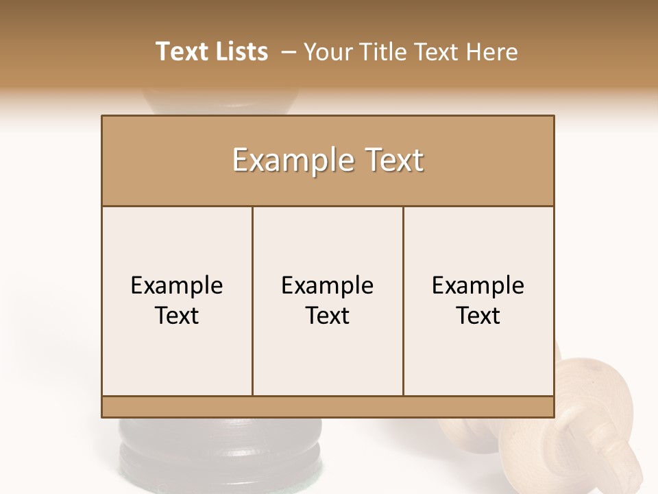 Standing White Concept PowerPoint Template