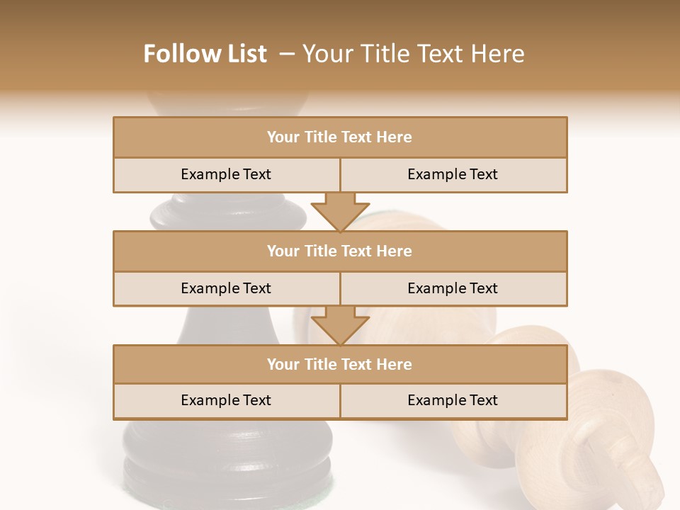 Standing White Concept PowerPoint Template