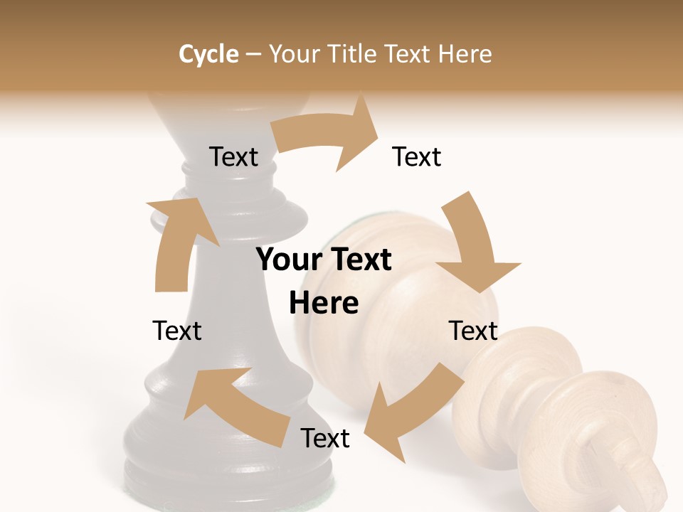 Standing White Concept PowerPoint Template