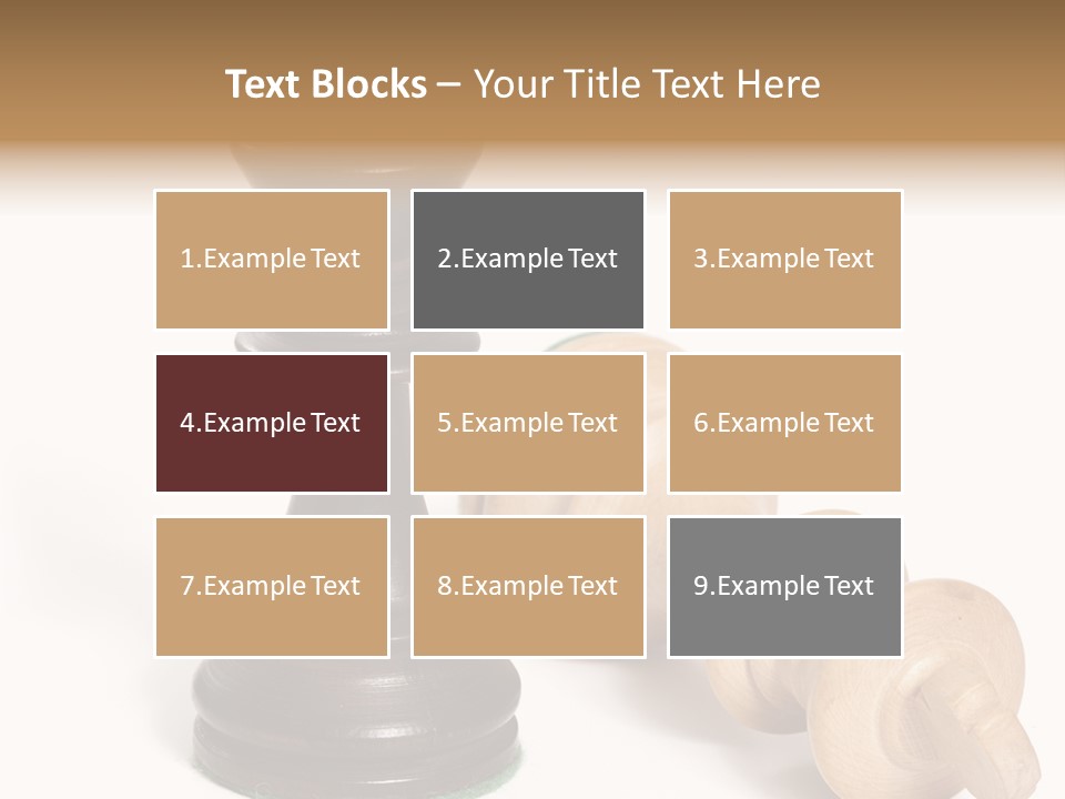 Standing White Concept PowerPoint Template