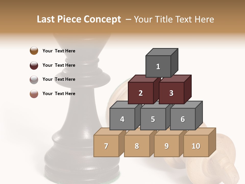 Standing White Concept PowerPoint Template