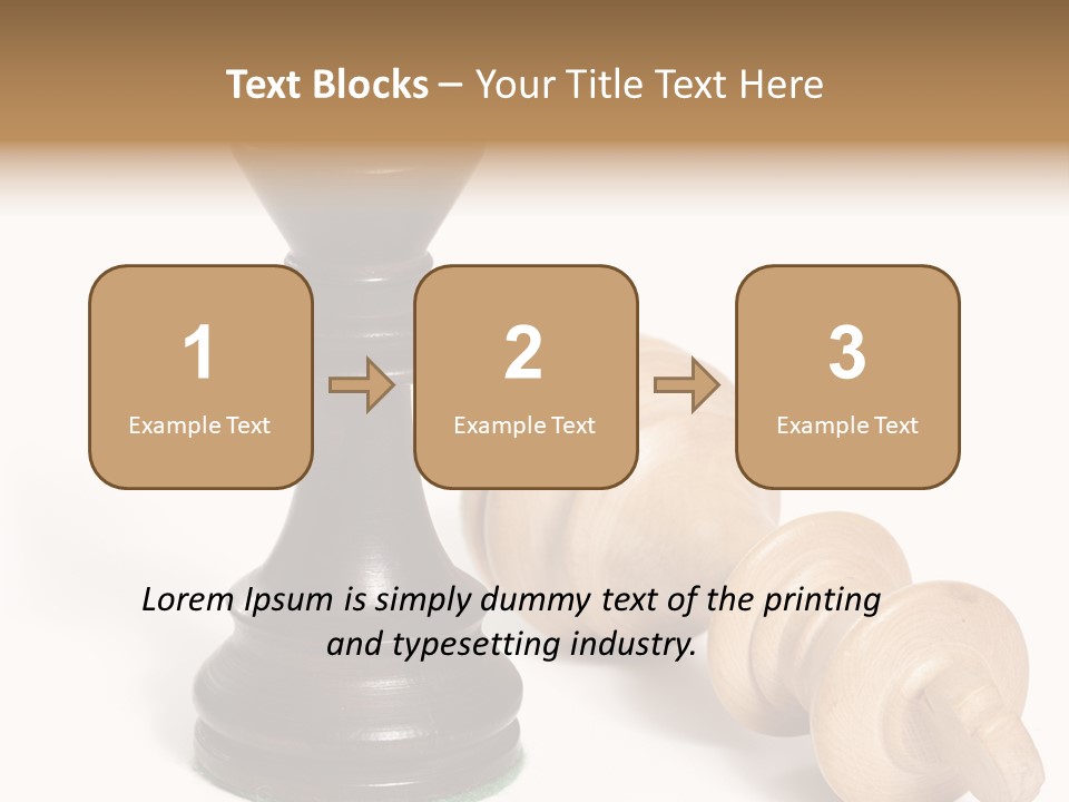 Standing White Concept PowerPoint Template