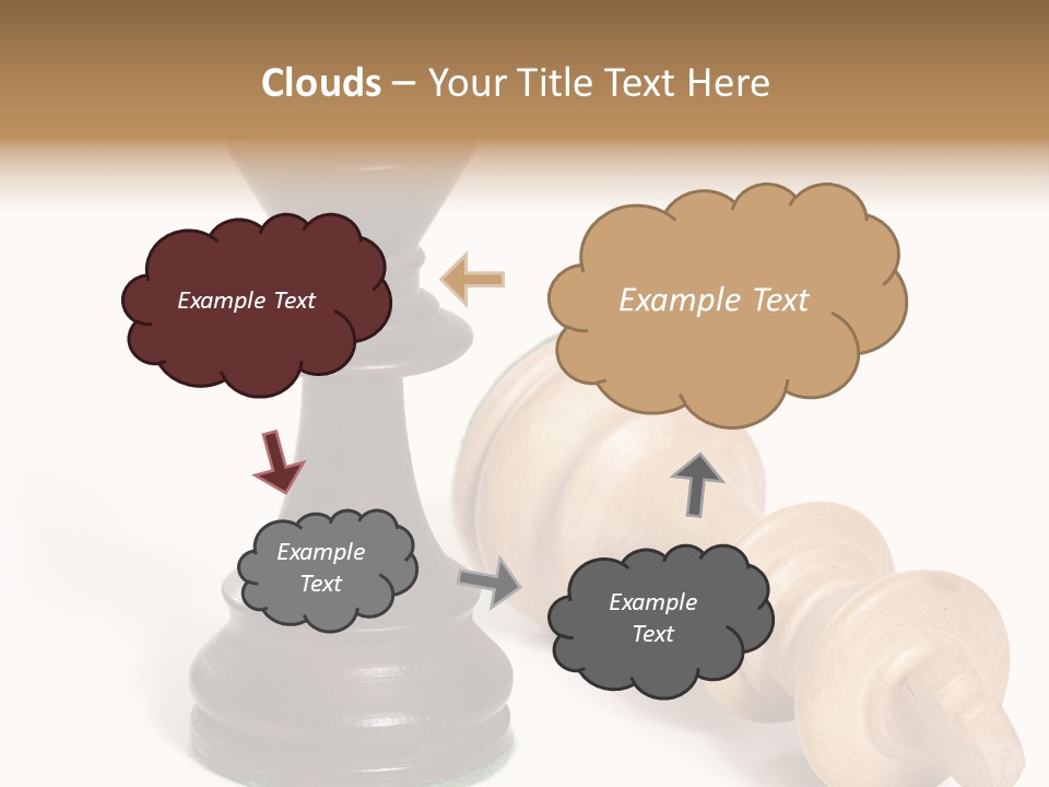 Standing White Concept PowerPoint Template
