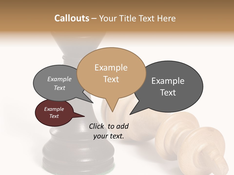 Standing White Concept PowerPoint Template