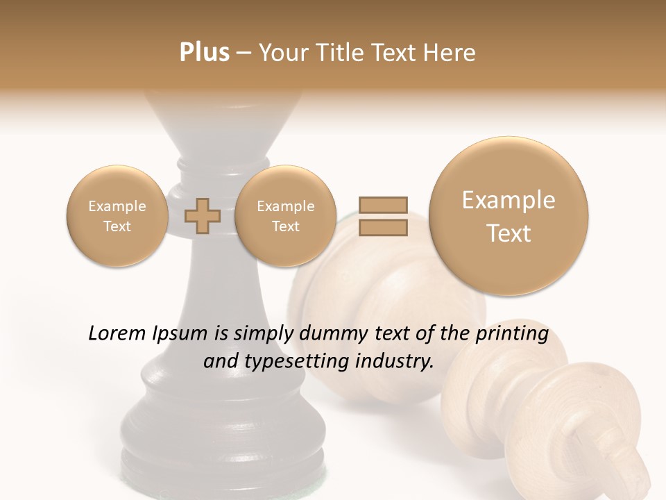 Standing White Concept PowerPoint Template