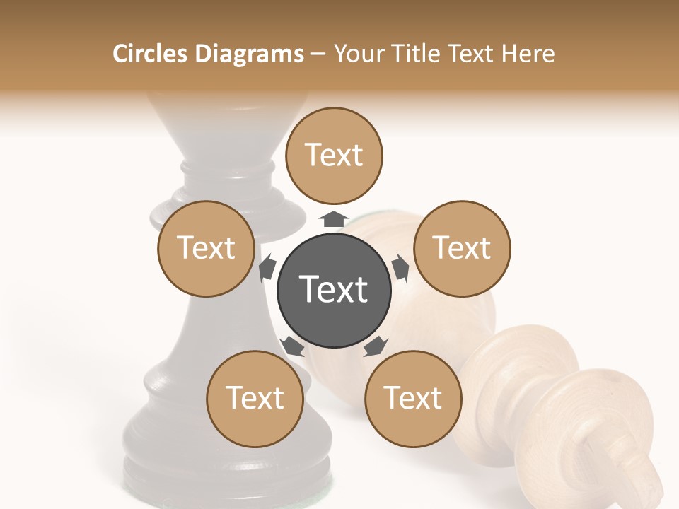 Standing White Concept PowerPoint Template