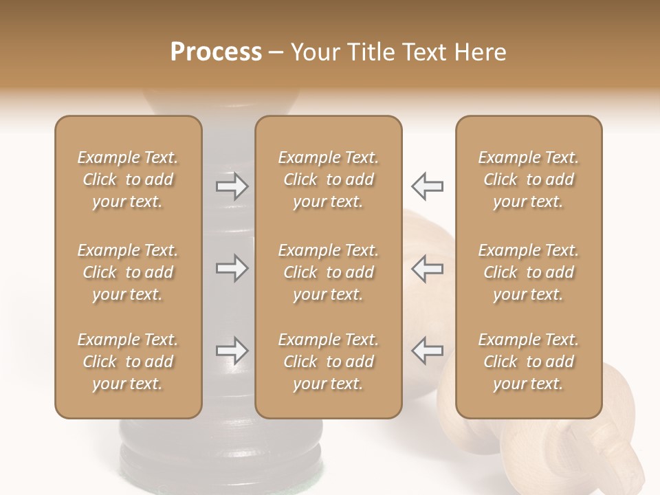 Standing White Concept PowerPoint Template