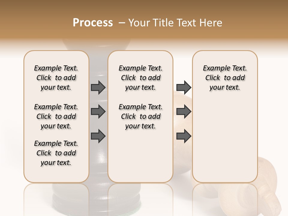 Standing White Concept PowerPoint Template
