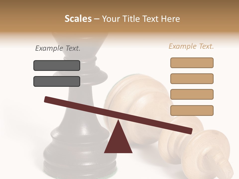 Standing White Concept PowerPoint Template