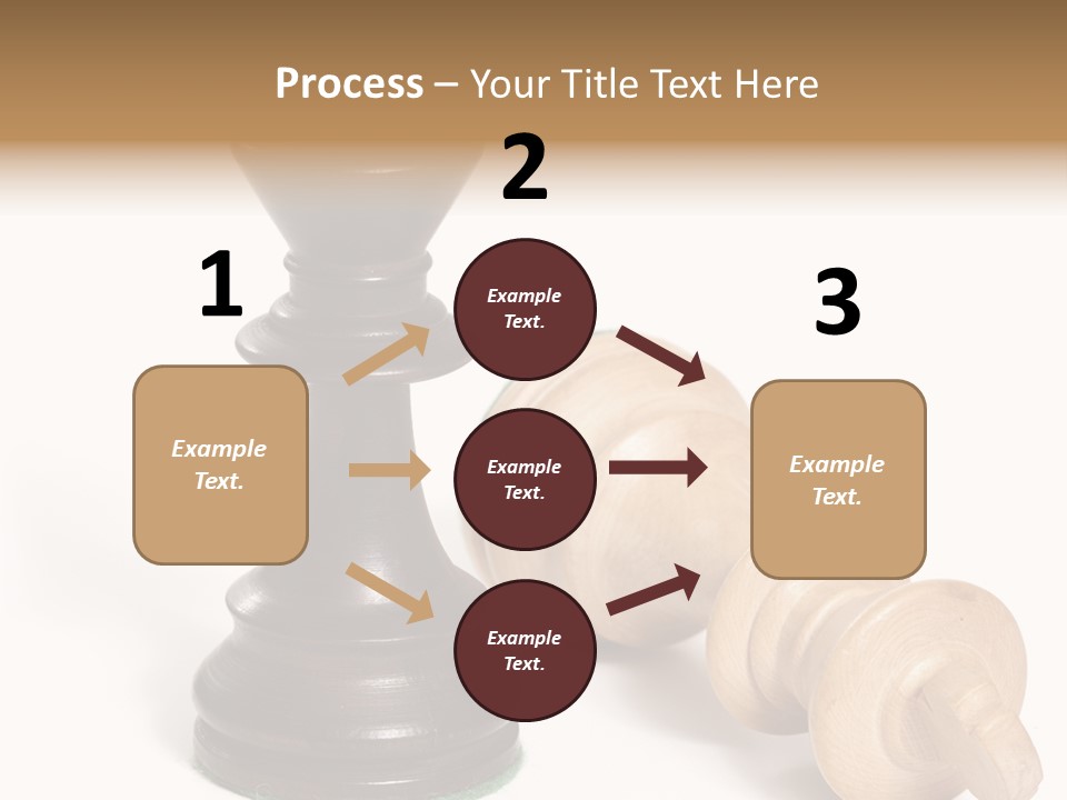 Standing White Concept PowerPoint Template