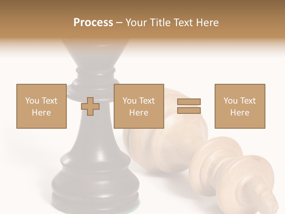 Standing White Concept PowerPoint Template