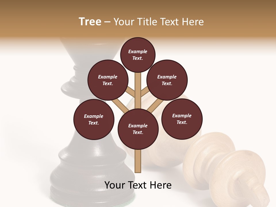 Standing White Concept PowerPoint Template