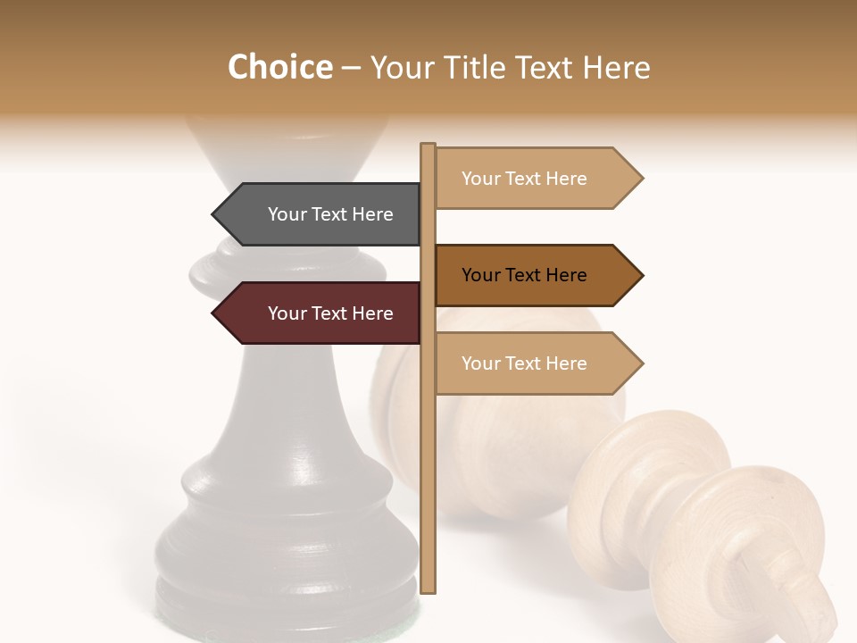 Standing White Concept PowerPoint Template