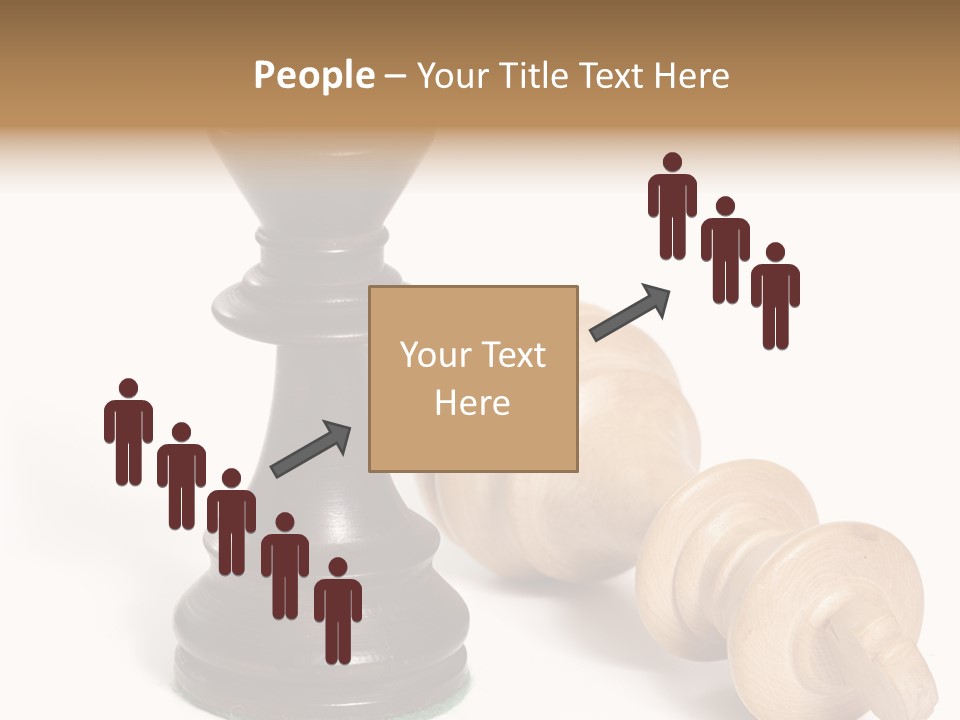 Standing White Concept PowerPoint Template