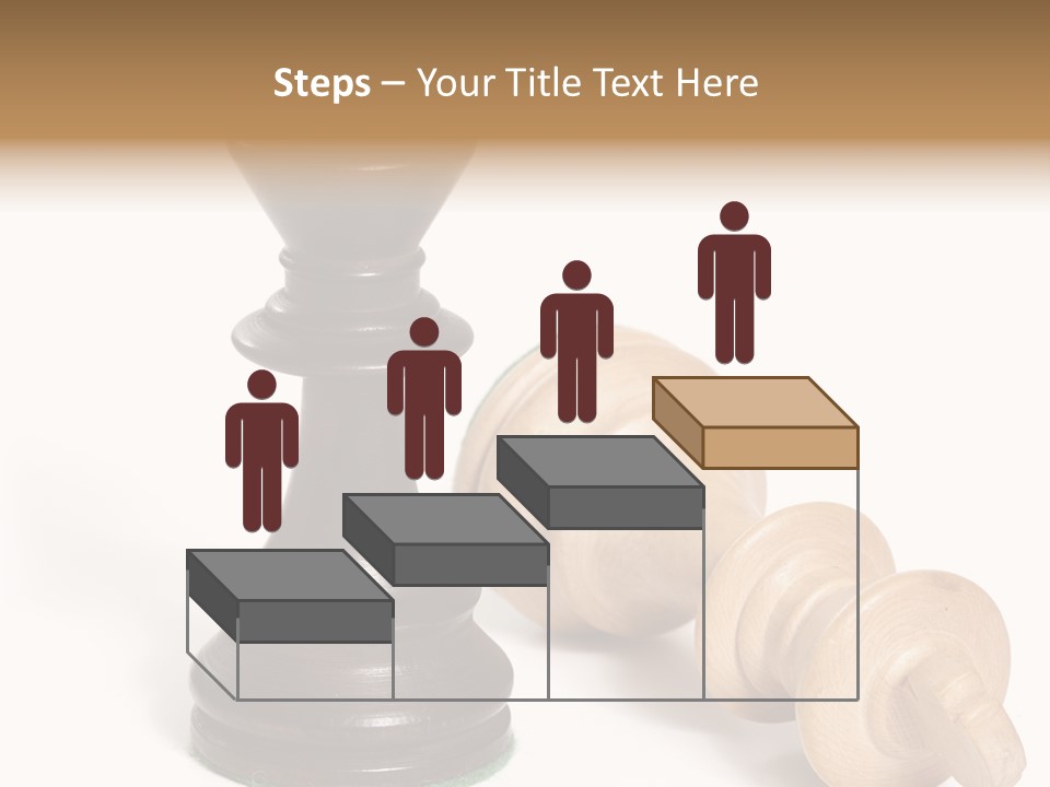 Standing White Concept PowerPoint Template