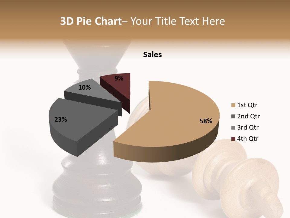 Standing White Concept PowerPoint Template