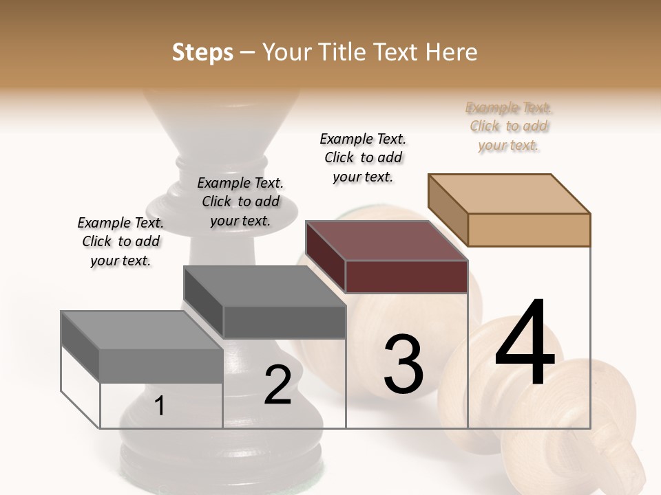 Standing White Concept PowerPoint Template