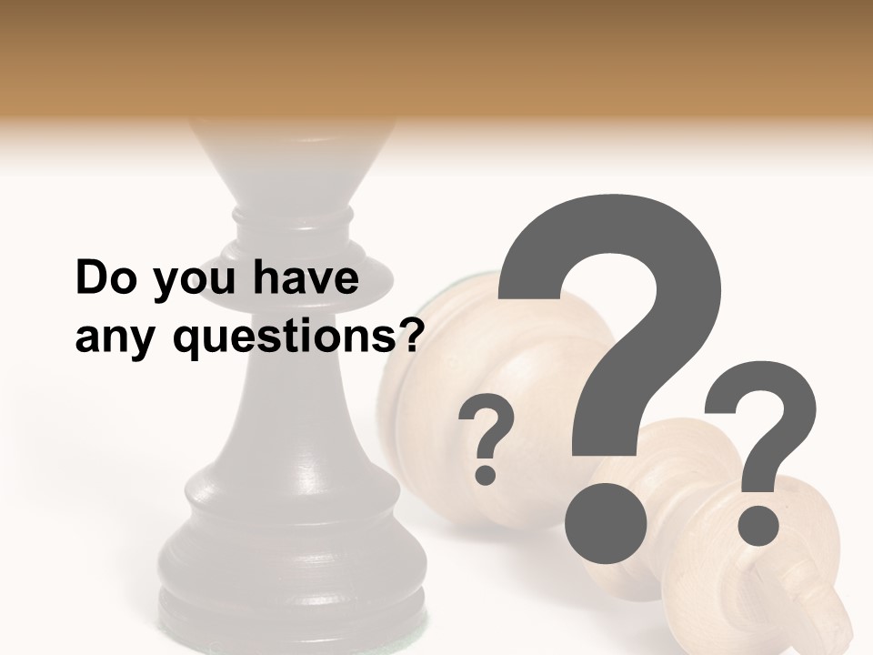 Standing White Concept PowerPoint Template