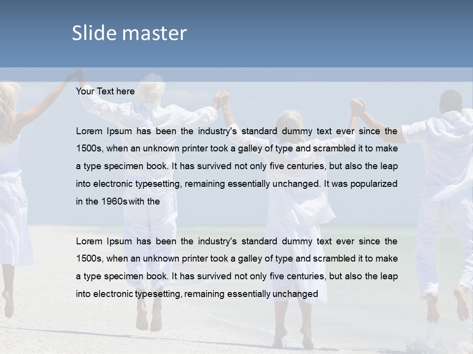 Sunny Celebration Back PowerPoint Template