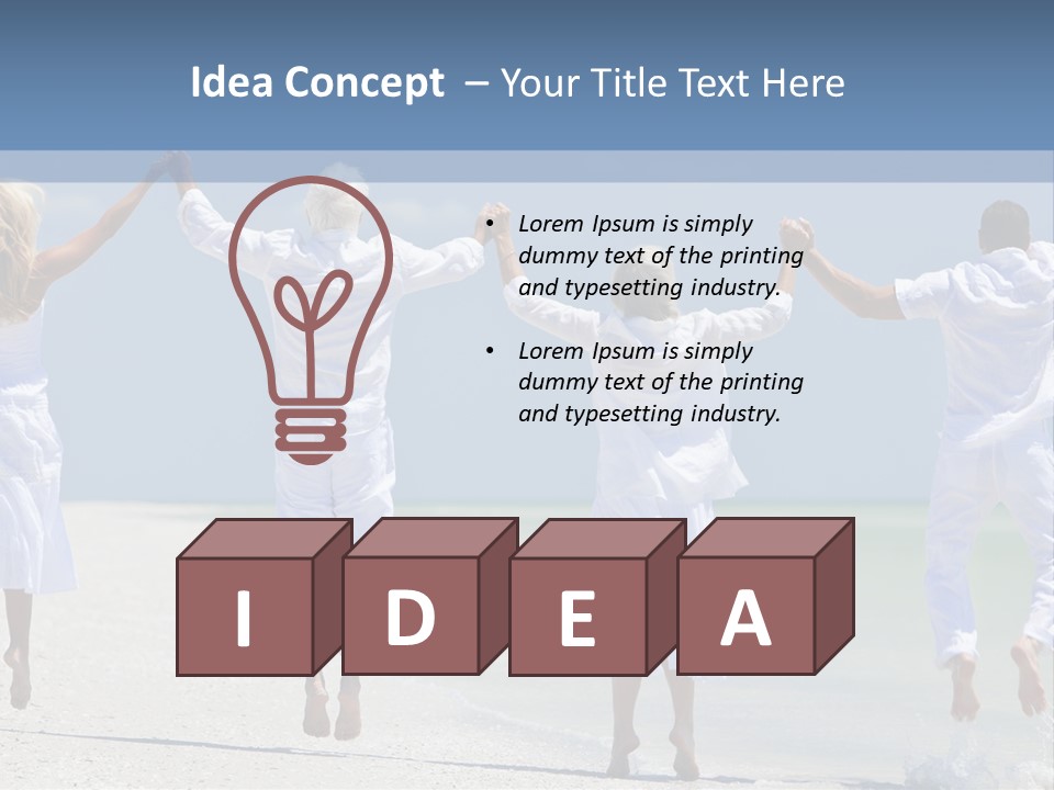 Sunny Celebration Back PowerPoint Template