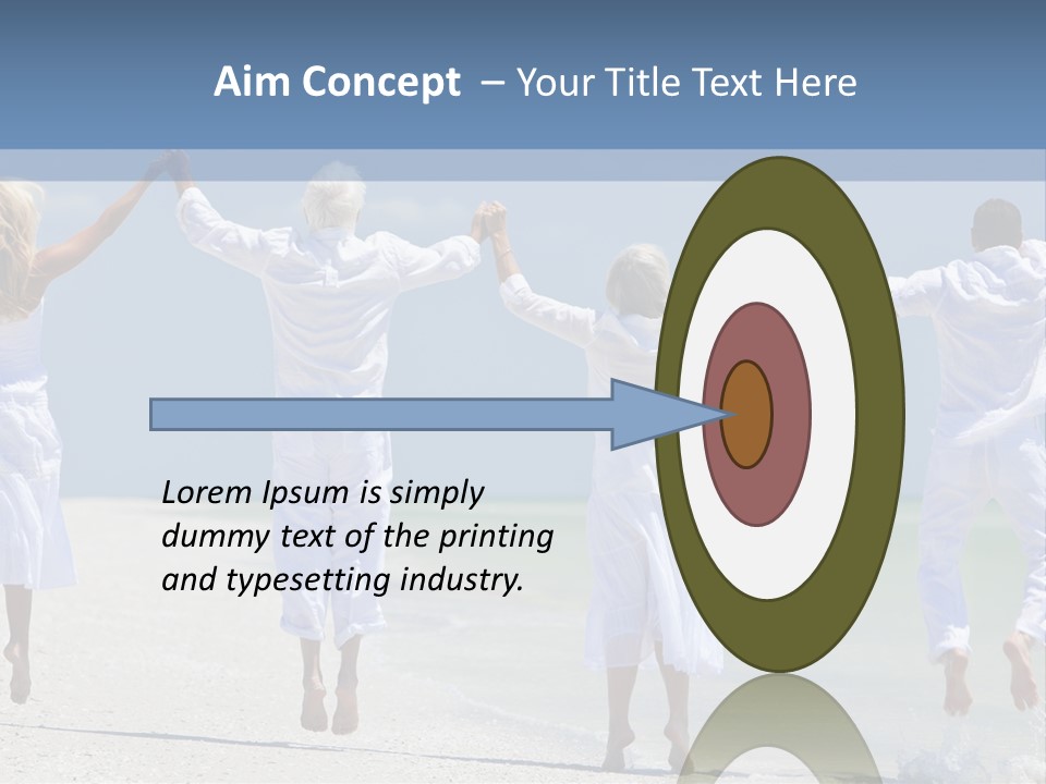 Sunny Celebration Back PowerPoint Template