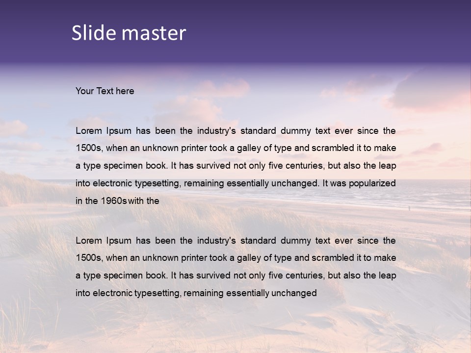 Sea Nature Island PowerPoint Template