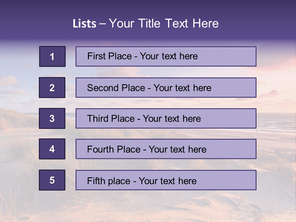 Sea Nature Island PowerPoint Template