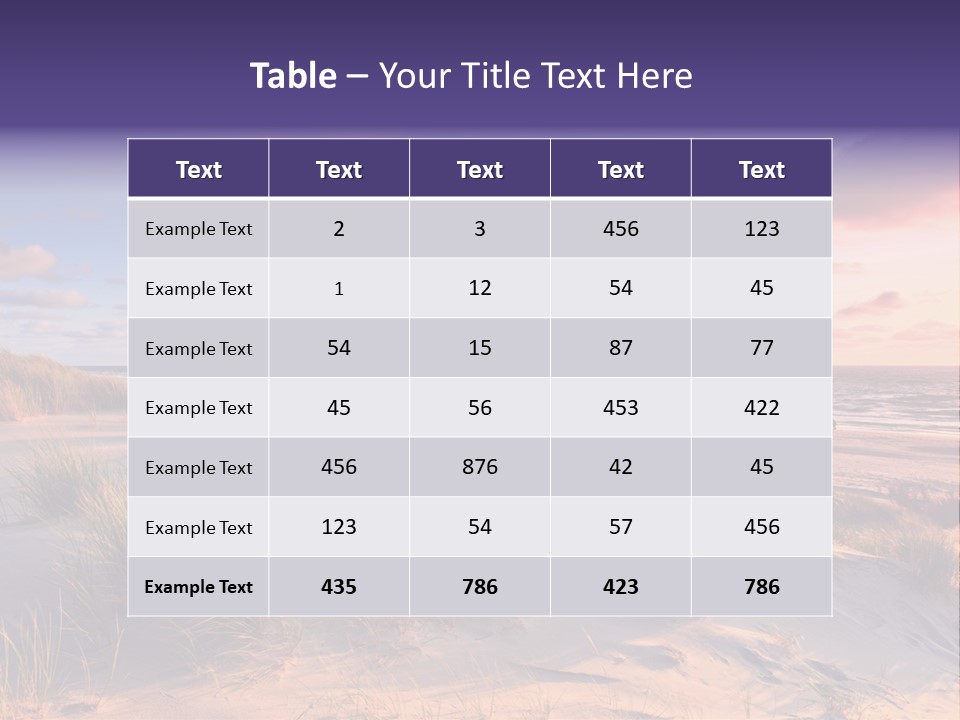 Sea Nature Island PowerPoint Template