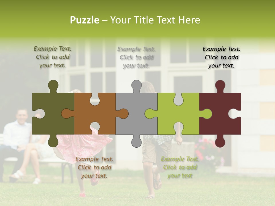 Run Grass Relationship PowerPoint Template