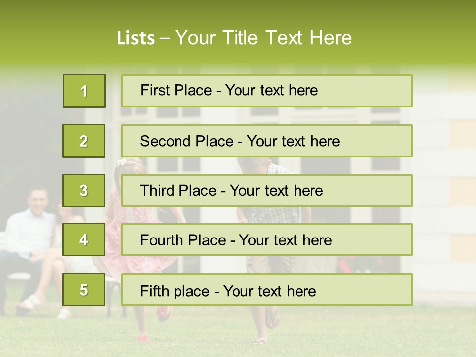 Run Grass Relationship PowerPoint Template
