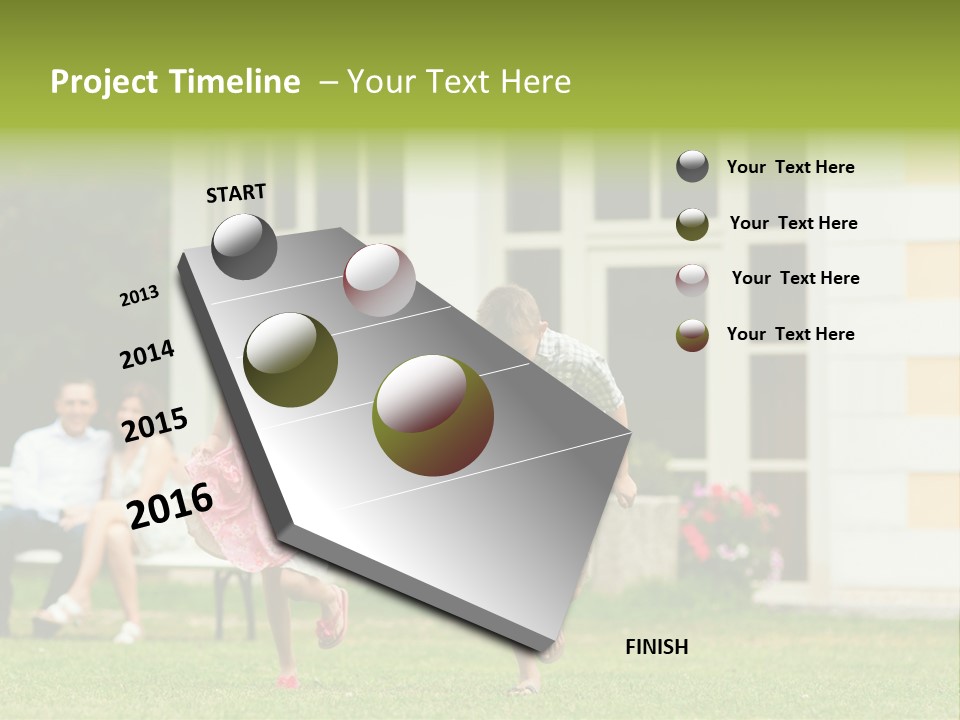 Run Grass Relationship PowerPoint Template