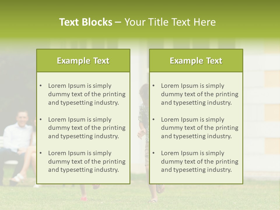 Run Grass Relationship PowerPoint Template