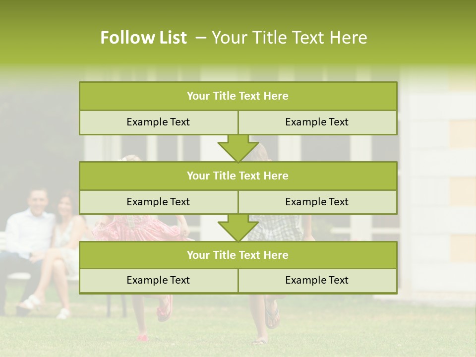 Run Grass Relationship PowerPoint Template