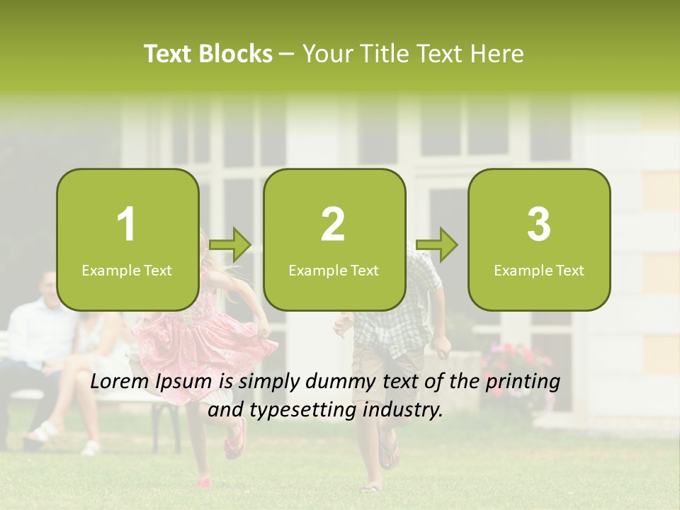 Run Grass Relationship PowerPoint Template