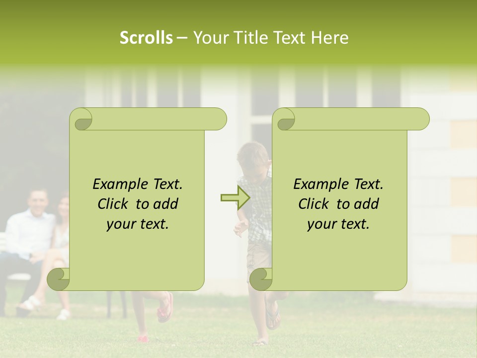 Run Grass Relationship PowerPoint Template