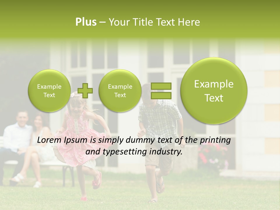 Run Grass Relationship PowerPoint Template
