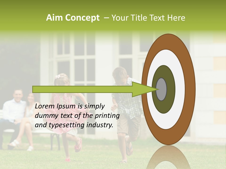 Run Grass Relationship PowerPoint Template