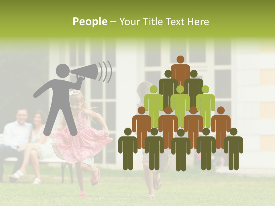 Run Grass Relationship PowerPoint Template