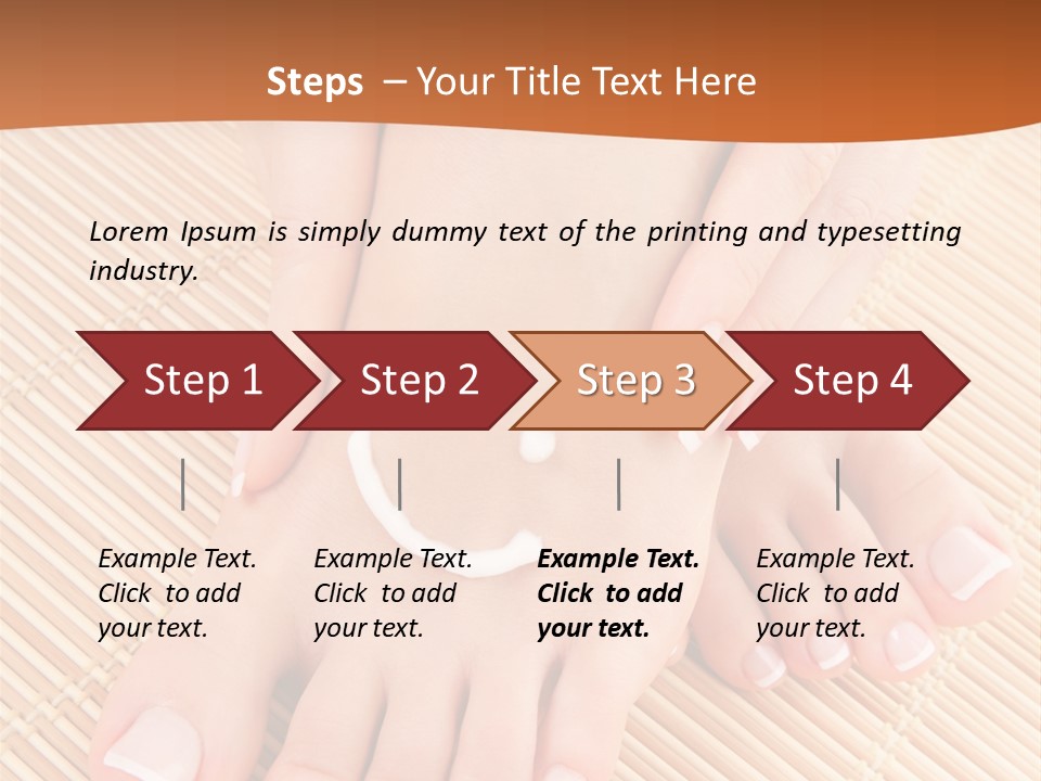 Skin Healthcare Beautiful PowerPoint Template