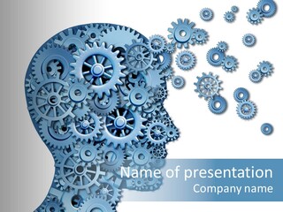 Human White Intelligence PowerPoint Template