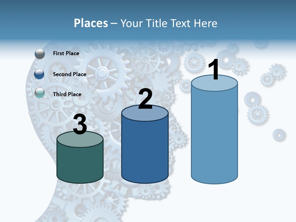 Human White Intelligence PowerPoint Template