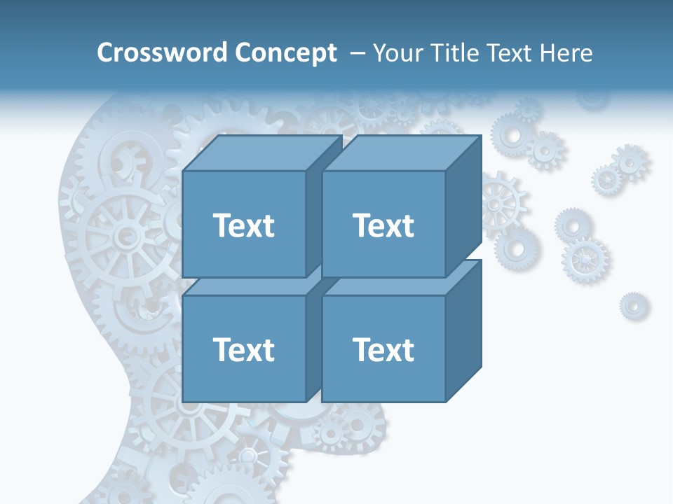 Human White Intelligence PowerPoint Template