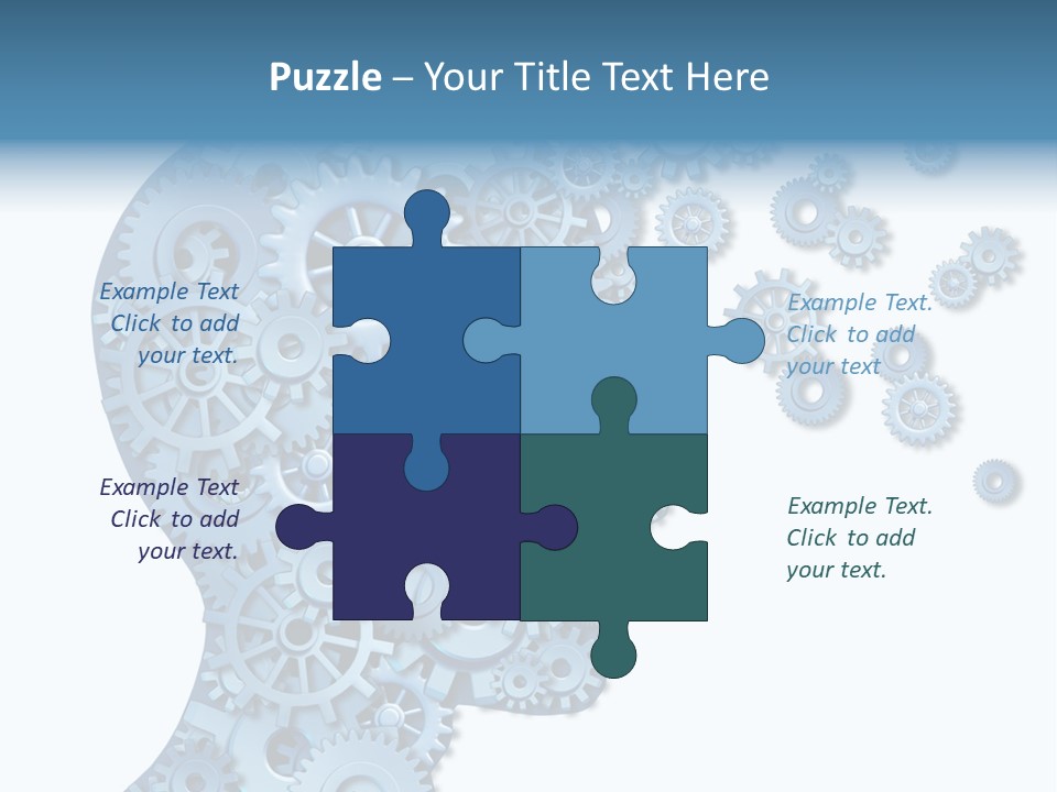 Human White Intelligence PowerPoint Template