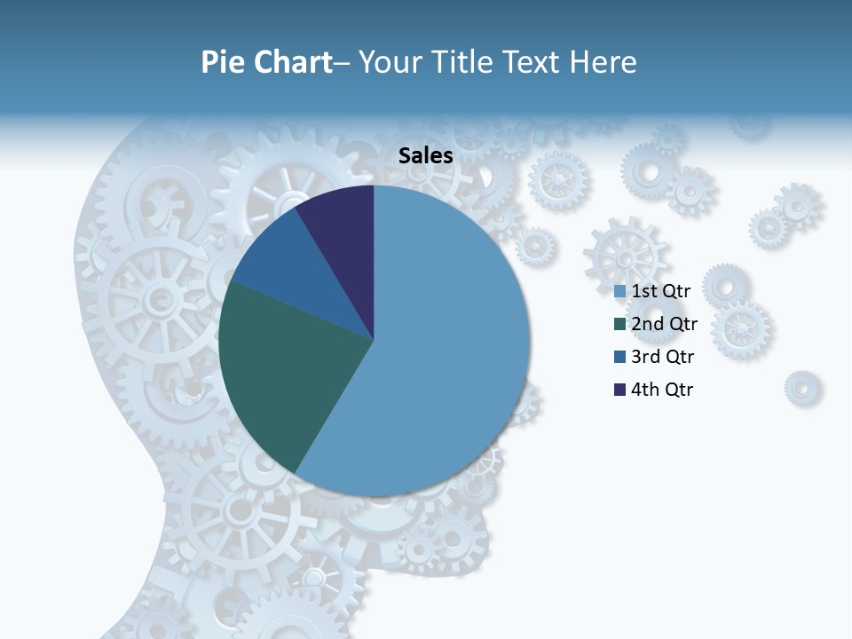 Human White Intelligence PowerPoint Template