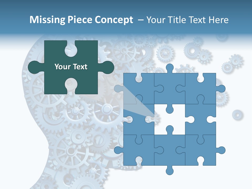 Human White Intelligence PowerPoint Template