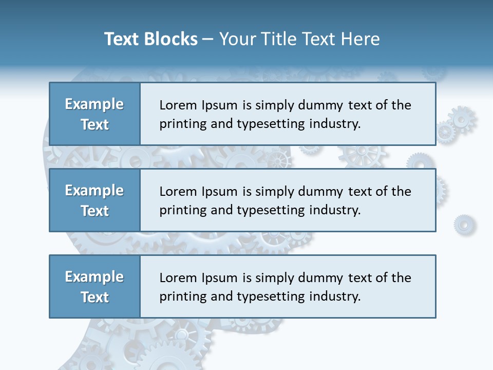 Human White Intelligence PowerPoint Template