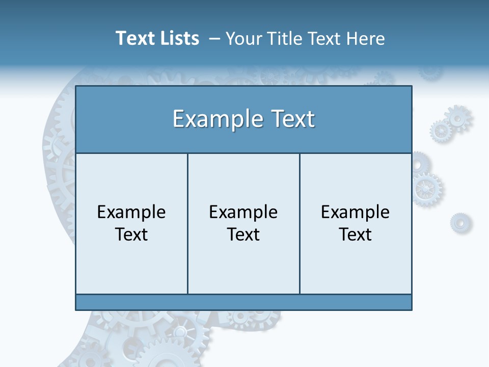 Human White Intelligence PowerPoint Template