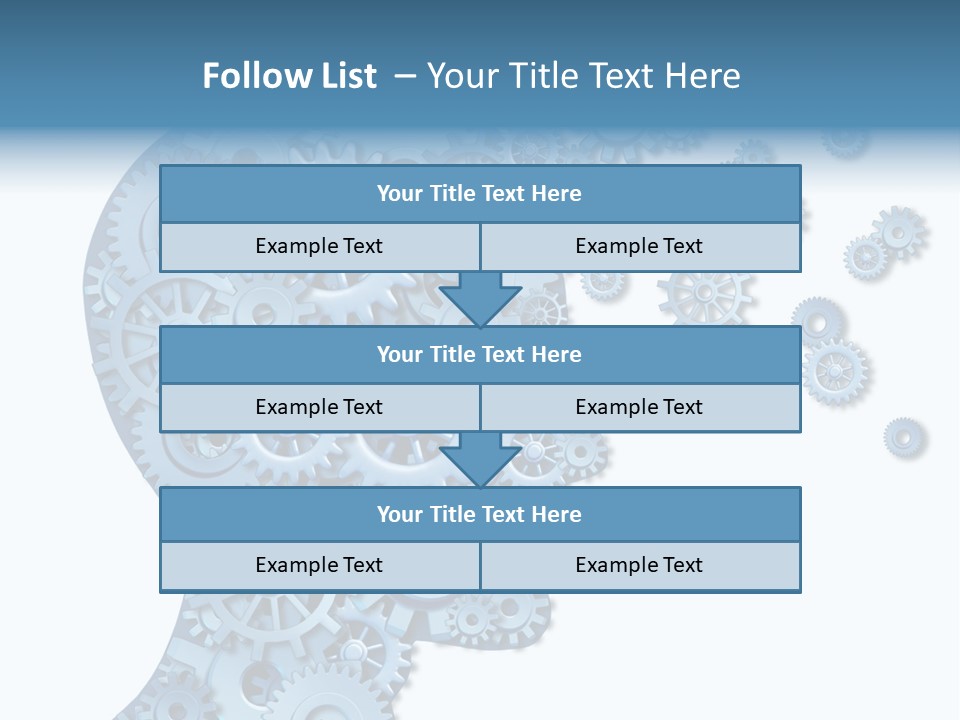 Human White Intelligence PowerPoint Template